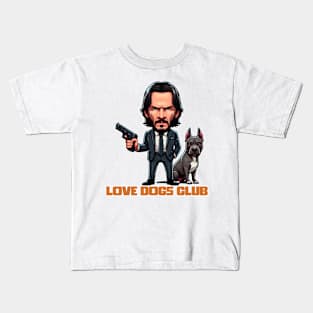 LOVE DOG (Gun) CLUB Kids T-Shirt